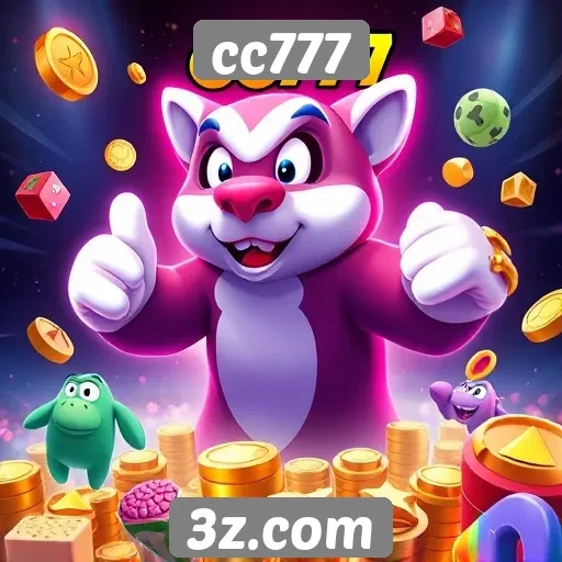 Variedade de jogos disponíveis na plataforma cc777